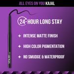 Buy Staze 9to9 All Eyes on You Smudgeproof + Waterproof Kajal | 01 Blackest Black | 0.3g - Purplle