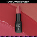Buy Staze 9to9 Love Tri-Angle 3 in 1 Lipstick | 03 Caramel Rose | 3.8 gm - Purplle