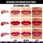 Buy Staze 9to9 Love Tri-Angle 3 in 1 Lipstick | 03 Caramel Rose | 3.8 gm - Purplle