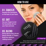 Buy Staze 9to9 HD Bright Poreless + Oil Control Compact | 125W Vanilla | 9g - Purplle