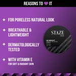 Buy Staze 9to9 HD Bright Poreless + Oil Control Compact | 128C Cashmere | 9 gm - Purplle