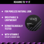 Buy Staze 9to9 HD Bright Poreless + Oil Control Compact | 228C Latte | 9 gm - Purplle
