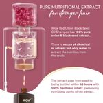 Buy WOW Skin Science Onion Shampoo for Helps Strengthen, Soften And Restore Shine - With Red Onion Seed Oil Extract, Black Seed Oil & Pro-Vitamin B5 - 300 ml - Purplle