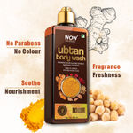 Buy WOW Skin Science Ubtan Body Wash Helps to refresh and rejuvenate body - With Chickpea Flour, Almond, Safron & Turmeric Extract - 250 ml - Purplle