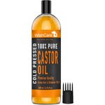 Buy WishCare 100% Pure Cold Pressed Castor Oil & Olive Oil (200ml each) - Purplle