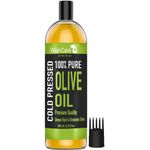 Buy WishCare 100% Pure Cold Pressed Castor Oil & Olive Oil (200ml each) - Purplle