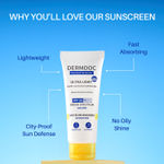 Buy DERMDOC Ultra Light SPF 30 PA+++ Daily Glow Sunscreen| SPF 30 | PA +++ | Lightweight | Quick Absorbing | Fragrance Free | - Purplle