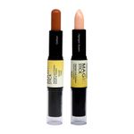 Buy Half N Half Magic Stick 2 in 1 Cover Perfection , Highlight and contour & Accent Contour Concealer, Light 01 (4 gm Each) - Purplle