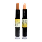 Buy Half N Half Magic Stick 2 in 1 Cover Perfection , Highlight and contour & Accent Contour Concealer, Fair 02 (4 gm Each) - Purplle