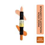 Buy Half N Half Magic Stick 2 in 1 Cover Perfection , Highlight and contour & Accent Contour Concealer, Medium 03 (4 gm Each) - Purplle