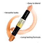Buy Half N Half Magic Stick 2 in 1 Cover Perfection , Highlight and contour & Accent Contour Concealer, Medium 03 (4 gm Each) - Purplle