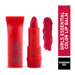 Buy Mattlook Lip Makeup Girls Essential Colour Lip Balm Moisturizing Lip, Strawberry Kiss (3.5 gm) - Purplle