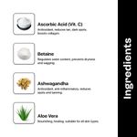Buy Underated L- Ascorbic Acid 10%, Betaine 3% Serum Powered with Ashwagandha & Aloe Vera for Glowing Skin, Moister Lock, Even Tone, Skin Texture Revival | 30 ml - Purplle