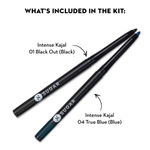 Buy SUGAR Cosmetics Kohl Of Honour - Intense Kajal - 01 Black Out & 04 True Blue (Blue Kajal) - Pack of 2 - Purplle