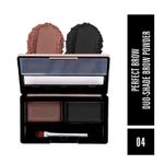 Buy Matt look Perfect Brow Duo-Shade Brow Powder, Eyebrow Palette, Eye Makeup, Mutlicolor-4 (8gm) - Purplle