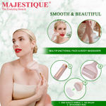 Buy Majestique Ice Roller with Jade Roller and Stone, Massager for Face and Neck Skin Care - Reduce Anti-Wrinkles - Color May Vary - Purplle