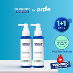 Buy DERMDOC by Purplle Combo Kit of 5% Glycolic Acid Under Arm Treatment (100ml) Pack of 2 | whitening underarms, darkened underarms, underarm lightening treatment, dark underarm spray, glycolic acid for skin lightening | hyperpigmentation under arms - Purplle