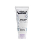 Buy DERMDOC by Purplle 4% Niacinamide Brightening Sunscreen with SPF 50 Sun Protection (50gm) | Sunscreen for Oily Skin | PA +++ | UV Protection | Sunscreen Gel Cream - Purplle