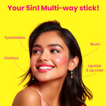 Buy NY Bae 5in1 Lipstick & Serum Foundation Duo - Medium Skin | Warm Cashew Foundation | Glowing Korean Skin | Celeb Glow | 5in1 Nude Lipsticks | Lip Crayon | Creamy Matte | Makeup Kit - Purplle