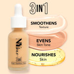 Buy NY Bae 5in1 Lipstick & Serum Foundation Duo - Medium Skin | Warm Cashew Foundation | Glowing Korean Skin | Celeb Glow | 5in1 Nude Lipsticks | Lip Crayon | Creamy Matte | Makeup Kit - Purplle