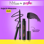 Buy NY Bae Kajal & Mascara Duo | Black Kajal | Volumizing Mascara | Eye Makeup | Smudgeproof | Water Proof | Smooth | Makeup Kit - Purplle