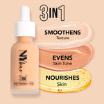 Buy NY Bae 5in1 Lipstick & Serum Foundation Duo - Fair Skin | Warm Milk Foundation | Glowing Korean Skin | Celeb Glow | 5in1 Nude Lipsticks | Lip Crayon | Creamy Matte | Makeup Kit - Purplle