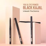 Buy Swiss Beauty You & Eye Power Black Kajal Waterproof & Smudge-Proof 24 Hour Stay Matte Finish 0.30 gm - Purplle