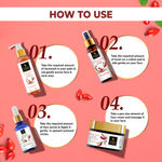 Buy Good Vibes Rosehip Range Combo Kit CTSM (Face Wash 200 ml + Toner 120 ml + Face Serum 10 ml + Face Cream 50 gm) - Purplle