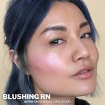 Buy BLUR INDIA BIG GLITTER ENERGY ;) CREAMY BLUSH + HIGHLIGHTERS + EYESHADOWS | Blushing RN (Sheer Pink) 5 ml - Purplle