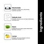Buy Underated Purifying and Acne Free Gel Face Wash Powered With Neem and Leamon | Controls Acne, Reduce Oiliness and Shining Skin, Prevents Black and White Heads | 100 ml - Purplle