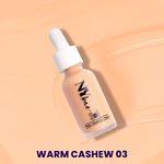 Buy NY Bae 3 IN 1 Serum Foundation - Warm Cashew 03 (30 ml) | Infused with Primer | Moisturising I Glowing Korean Skin I Celeb Glow | Dewy Makeup | Evens Skin Tone | Ultra Glow - Purplle