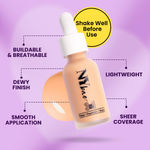 Buy NY Bae 3 IN 1 Serum Foundation - Warm Cashew 03 (30 ml) | Infused with Primer | Moisturising I Glowing Korean Skin I Celeb Glow | Dewy Makeup | Evens Skin Tone | Ultra Glow - Purplle