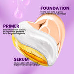 Buy NY Bae 3 IN 1 Serum Foundation - Warm Cashew 03 (30 ml) | Infused with Primer | Moisturising I Glowing Korean Skin I Celeb Glow | Dewy Makeup | Evens Skin Tone | Ultra Glow - Purplle