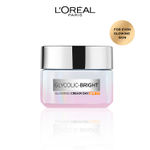 Buy L'Oreal Paris Glycolic Bright Day Cream with SPF 17, 50ml |Skin Brightening & Visibly Minimizes Spots For Even Glowing Skin - Purplle