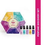 Buy Plum BodyLovin' Perfume Discovery Set | 5X5ml Perfumes- Vanilla Vibes, Hawaiian Rumba, Orchid-You-Not, Everythin' Plum & Smokin' Vanilla | Long Lasting & Travel-Friendly Pocket Perfumes | Gift Set - Purplle