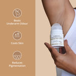 Buy Carmesi Natural Deodorant Roll-on for Women Pack of 3 | 95% Natural + 5% Essential Ingredients | For Fresh Underarms All Day | No Aluminium | No Triclosan | 150 ml - Purplle