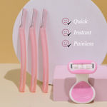 Buy Carmesi Facial Razor (Pack of 3) & Body Razor Mini (Pack of 1) - Purplle