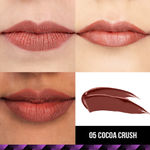 Buy Staze 9to9 Lips Don't Lie Matte + Transferproof Liquid Lipstick | 05 Cocoa Crush | 4 ml - Purplle