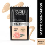 Buy FACES CANADA All Day Hydra Matte Foundation Absolute Ivory 012 1.5 ml - Purplle