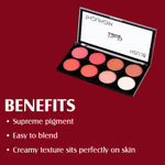 Buy Glam 21 Blush Highlighter Palette | Silky pigments for long lasting shimmer look | suitable for all skin tone | 21.5 gm - Amaze-02 - Purplle