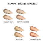 Buy Glam 21 Duo Finish, Bright Skin Powder| Smooth Satin Texture | Long-lasting Mate Finish | Natural Beige-02 - 18 gm - Purplle
