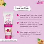 Buy Iba Fairness Instant Facial (3in1 Mask Scrub Facial Wash), 100g lBrightens Skin l Gives Instant Glow - Purplle