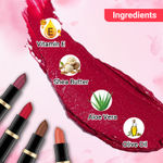 Buy Iba Pure Lips Moisturizing Lipstick Shade A25 Fuchsia Fusion, 4g | Intense Colour | Highly Pigmented and Creamy Long Lasting | Glossy Finish | Enriched with Vitamin E | 100% Natural, Vegan & Cruelty Free - Purplle