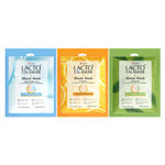 Buy Lacto Calamine Face Sheet Masks |Brightens, Hydrates & Clarifies |3 Pcs. |75 g - Purplle