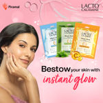 Buy Lacto Calamine Face Sheet Masks |Brightens, Hydrates & Clarifies |3 Pcs. |75 g - Purplle