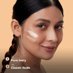 Buy Pilgrim Serum Foundation Pure Ivory, 30 ml, All Day Coverage, Lightweight, For Woman - Purplle