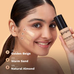 Buy Pilgrim Serum Foundation Natural Almond,30 ml, All Day Coverage, Lightweight, For Woman - Purplle