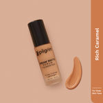 Buy Pilgrim Serum Foundation Rich Caramel,30 ml, All Day Coverage, Lightweight, For Woman - Purplle