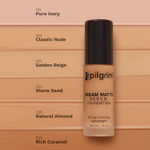 Buy Pilgrim Serum Foundation Rich Caramel,30 ml, All Day Coverage, Lightweight, For Woman - Purplle