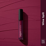 Buy Pilgrim Liquid Lipstick Wine Spill,Rich Matte Colour, TransferProof, Hyderating and Lightweight,With Spanish Squalane and Hyaluronic Acid,For Woman 3 ml - Purplle